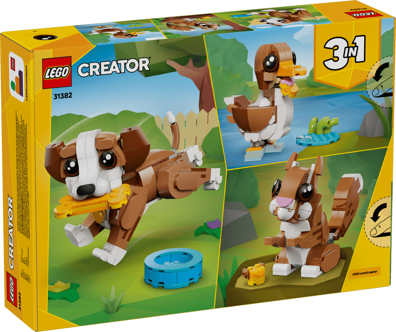 LEGO Creator | 31382 Cute Animals: Playful Puppy Dog