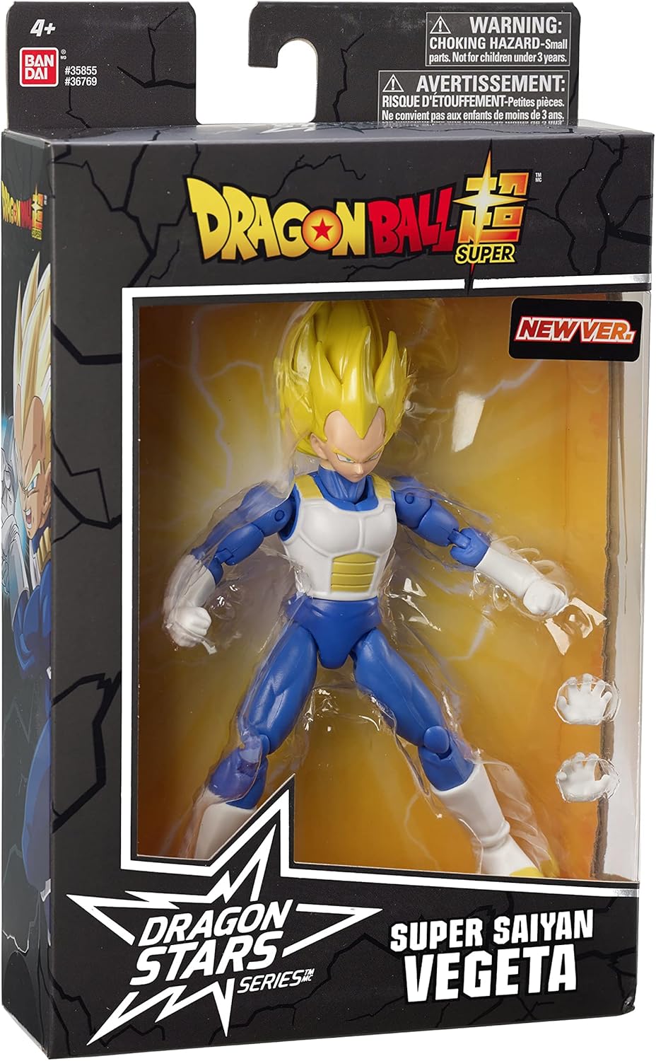 Dragon Ball Stars Super Saiyan Vegeta 6.5-Inches