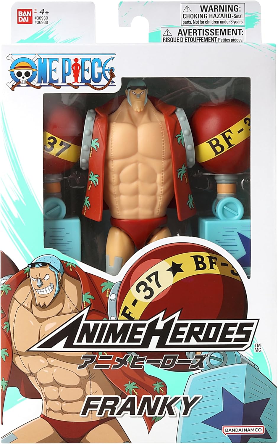 Anime Heroes - One Piece - 6.5" Franky Action Figure