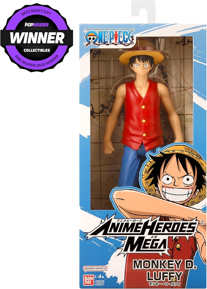 Anime Heroes Mega - One Piece - Luffy 12" Action Figure