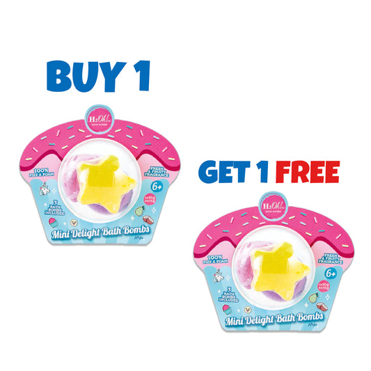 H2OH Bath Bomb Trio Mini Set
