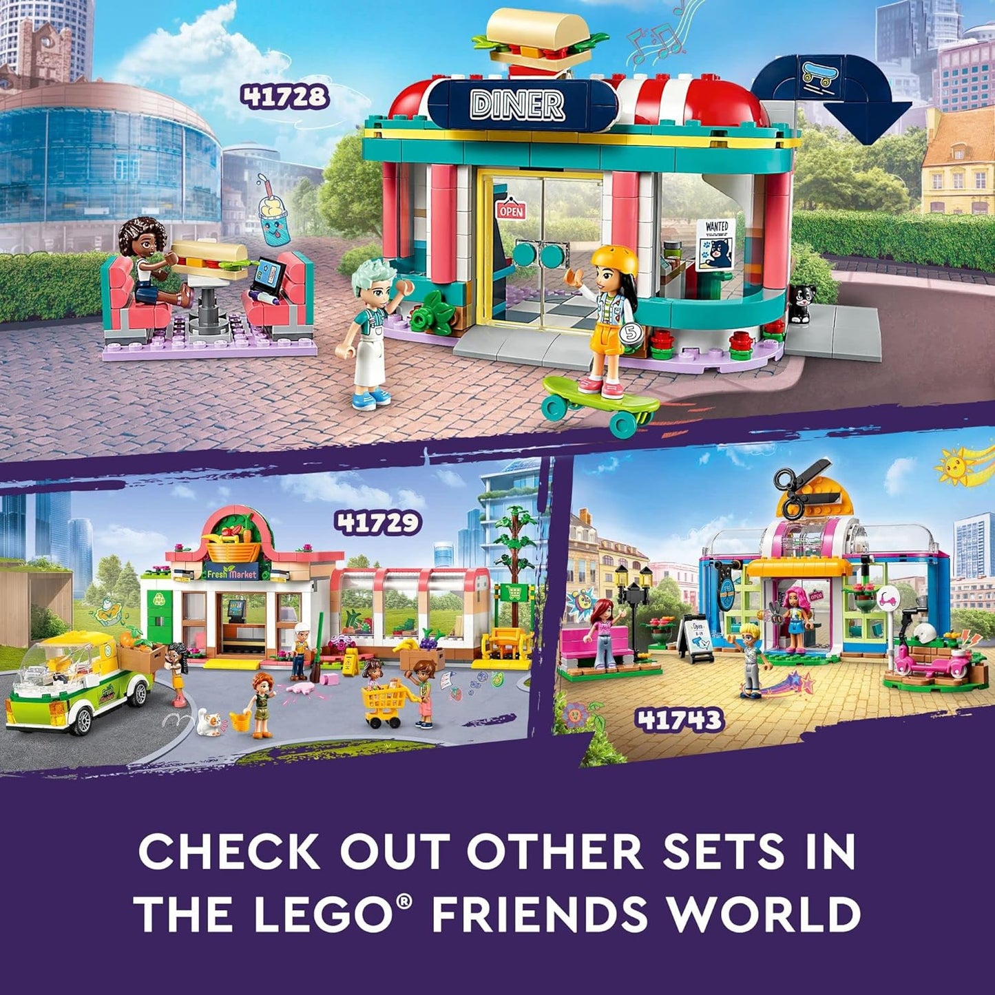 LEGO Friends - Heartlake Downtown Diner 41728