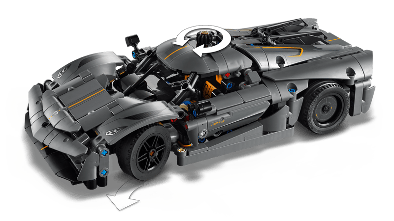 LEGO Technic | 42173 Koenigsegg Jesko Absolut Gray Hypercar