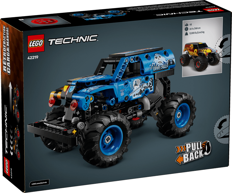 LEGO Technic | 42219 Monster Jamª Grave Diggerª Fire and Ice