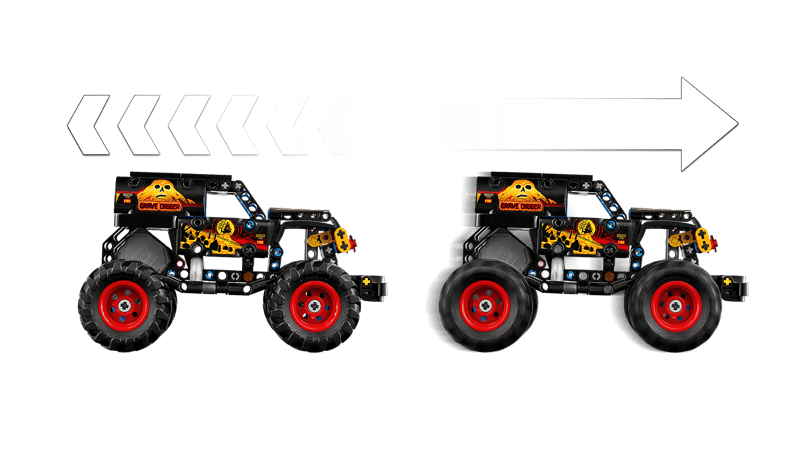 LEGO Technic | 42219 Monster Jamª Grave Diggerª Fire and Ice