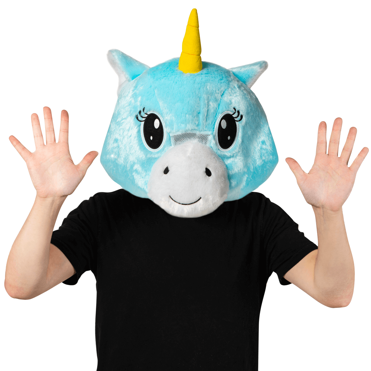 Plush Unicorn Head Mask