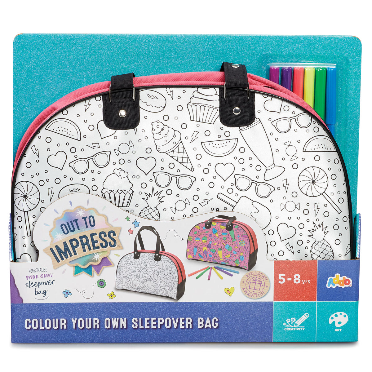 Out To Impress Colour Your Own Sleepover Bag The Entertainer Pakistan