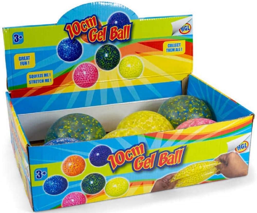 Colour Gel Ball 10cm (Styles Vary)