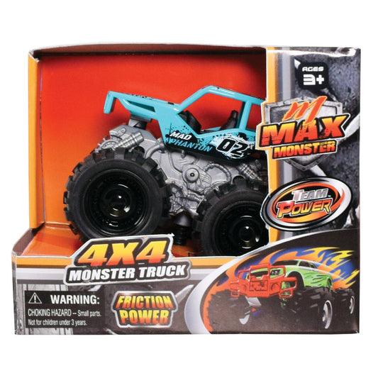 Team Power Max 9cm Monster Truck (Styles Vary)