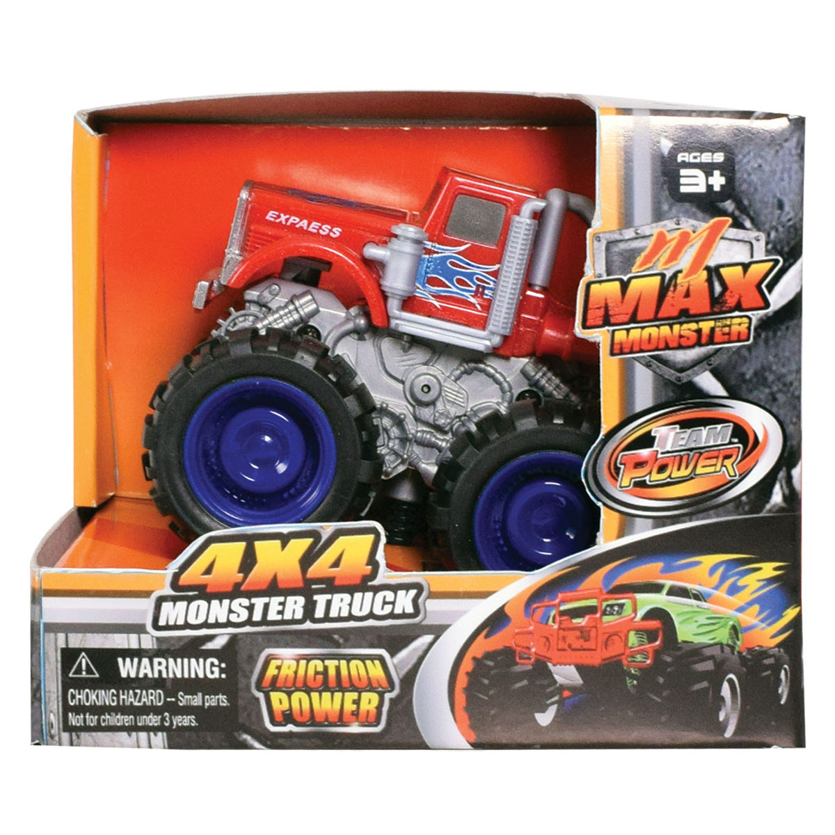 Team Power Max 9cm Monster Truck (Styles Vary)
