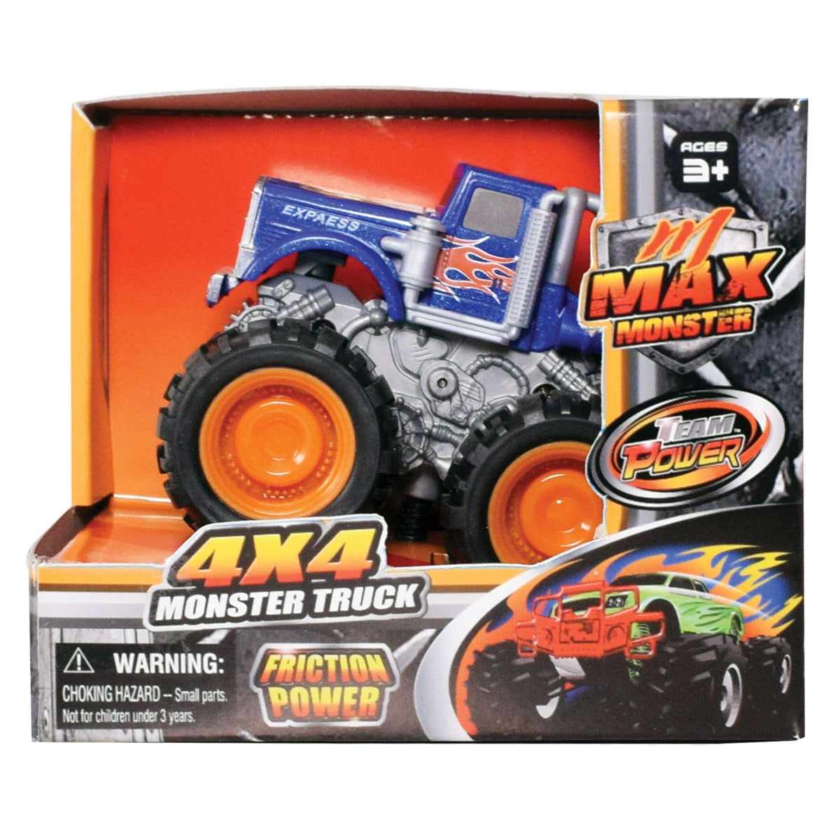 Team Power Max 9cm Monster Truck (Styles Vary)