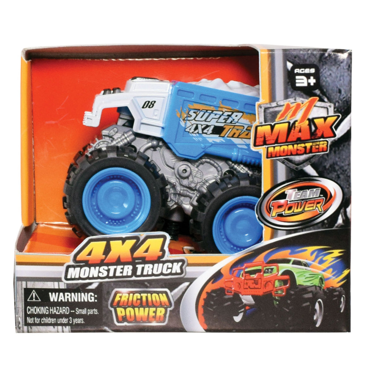 Team Power Max 9cm Monster Truck (Styles Vary)