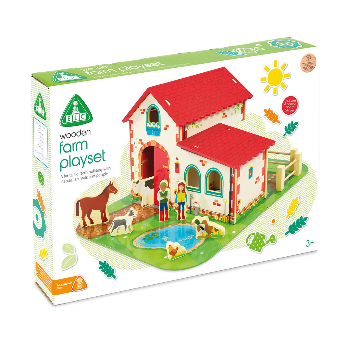 Early Learning Centre Wooden Farm Playset
