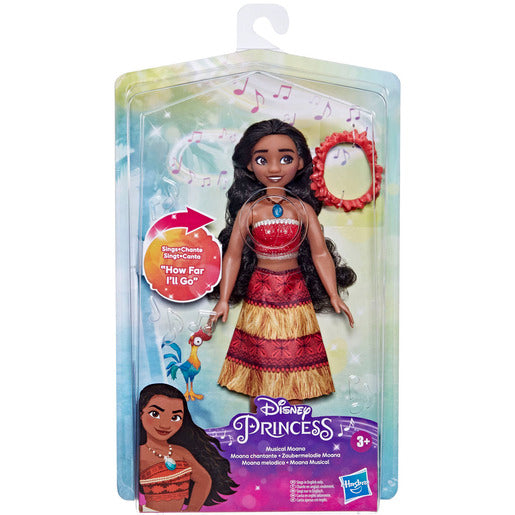 Musical moana doll shop