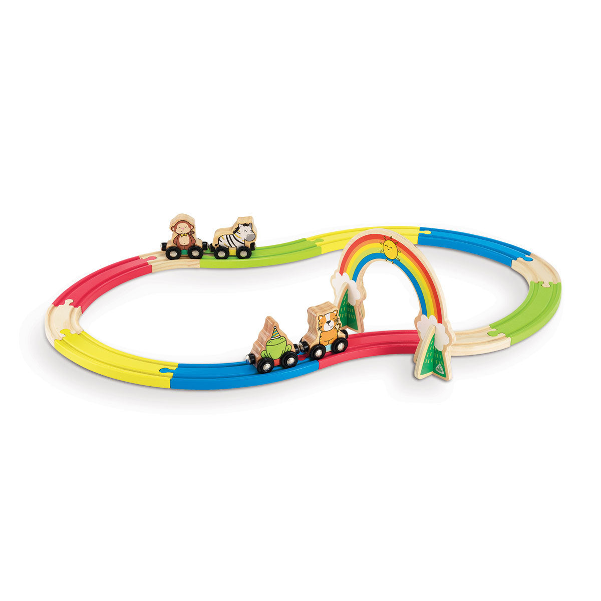 Animals Learning Train Early Learning Centre Wooden Animal Train Set β The Entertainer Pakistan