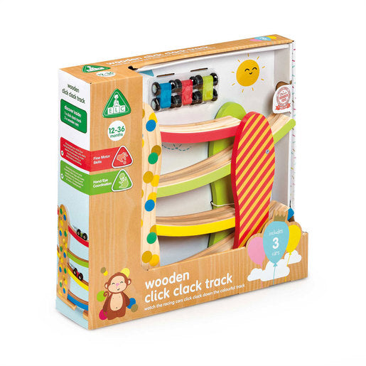 Early Learning Centre Wooden Click Clack Track