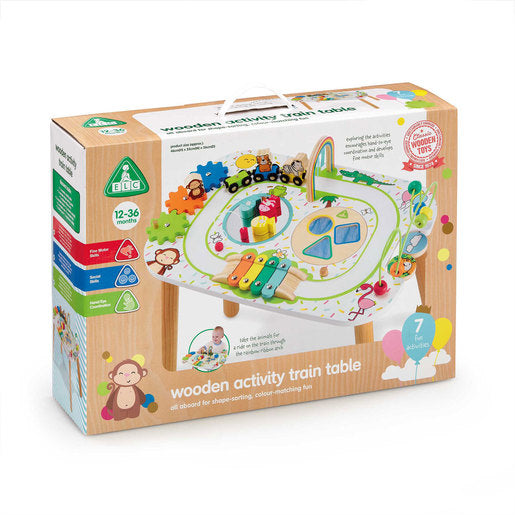 Early Learning Centre Wooden Activity Train Table The Entertainer Pakistan