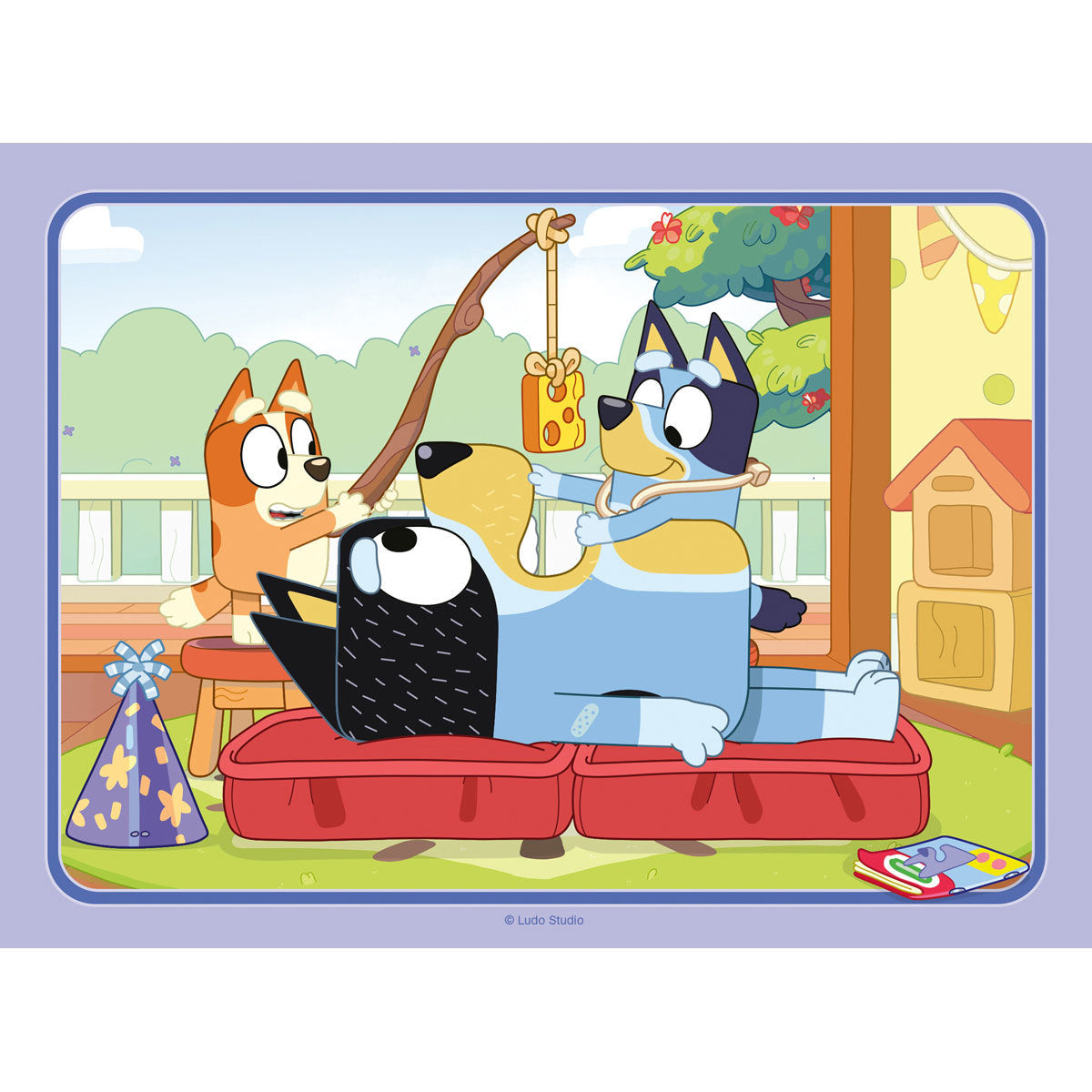 Ravensburger 4 in A Box Puzzles - Bluey