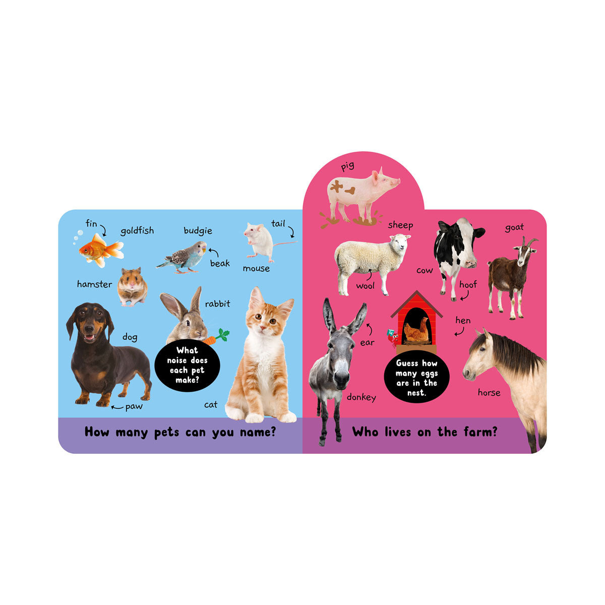 Early Learning Centre - 100 Words Awesome Animals Board Book