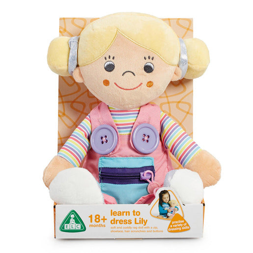 Early Learning Centre Learn To Dress Lilly Soft Rag Doll