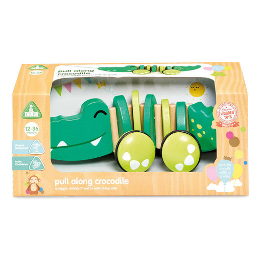 Early Learning Centre Wooden Pull Along Crocodile