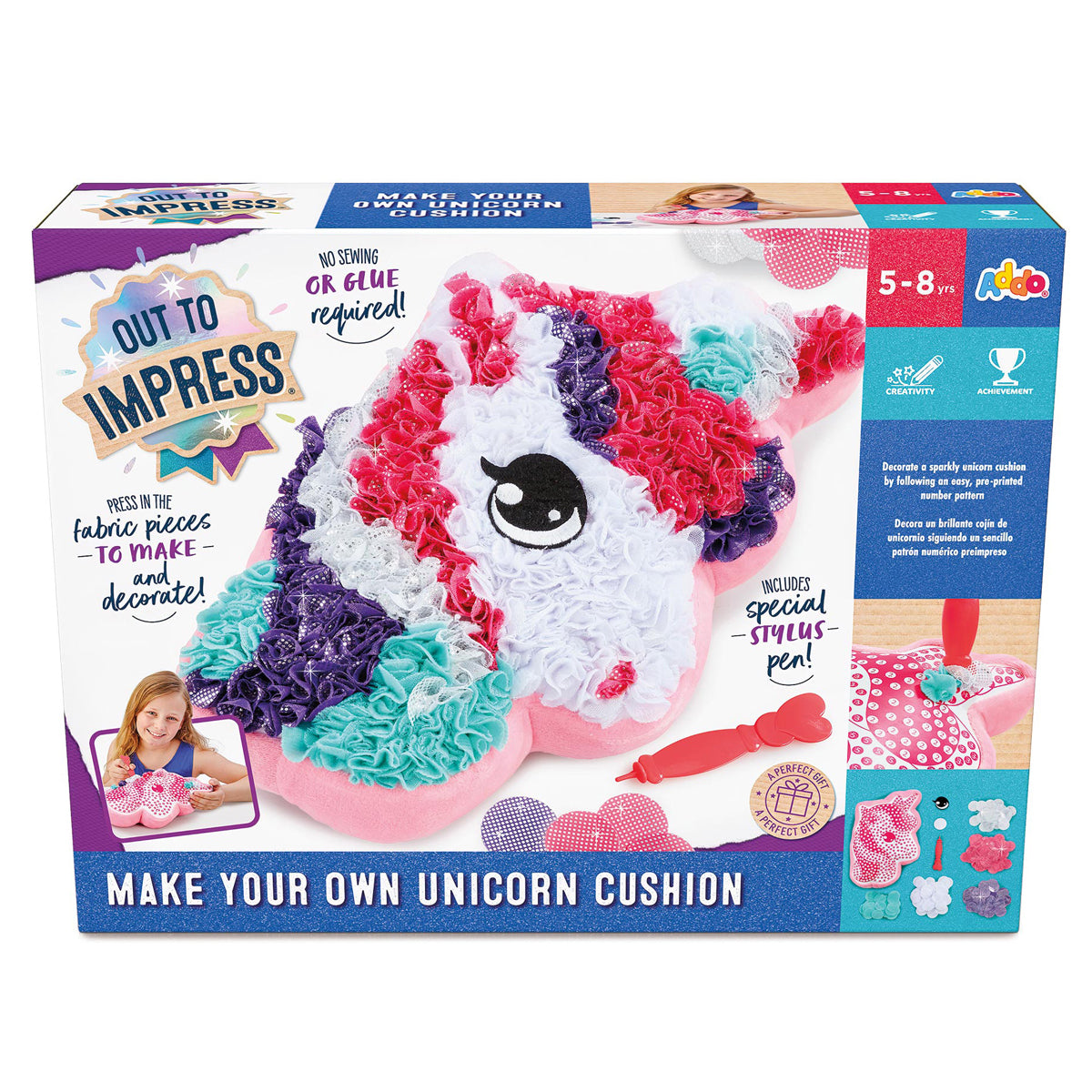 Out to Impress Make Your Own Unicorn Cushion Craft Set