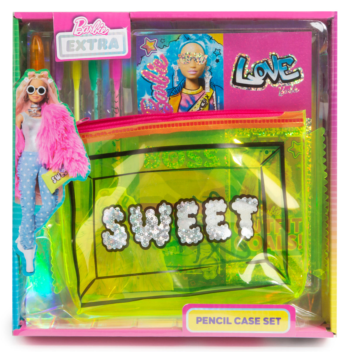 Barbie Extra - Pencil Case Set