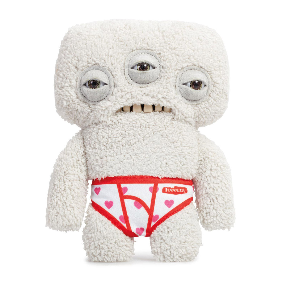 Fuggler 22cm Funny Ugly Monster - Budgie Fuggler Annoyed Alien (Grey) Soft Toy