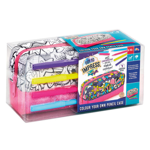 Out to Impress Colour Your Own Pencil Case Craft Set
