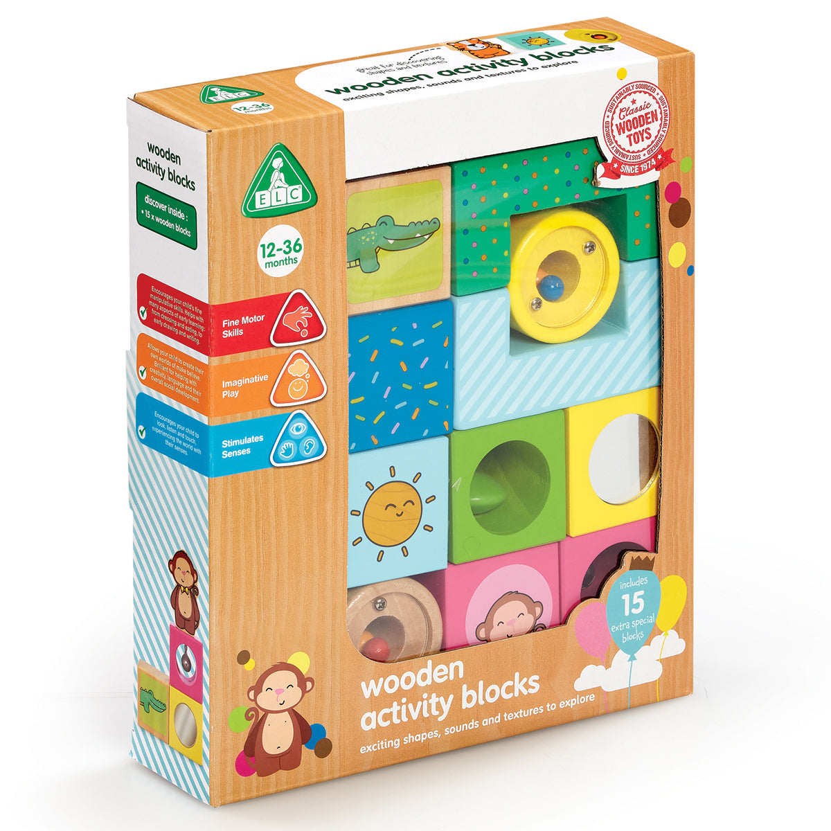 Activity Block Set Early Learning Centre Wooden Activity Blocks – The Entertainer Pakistan