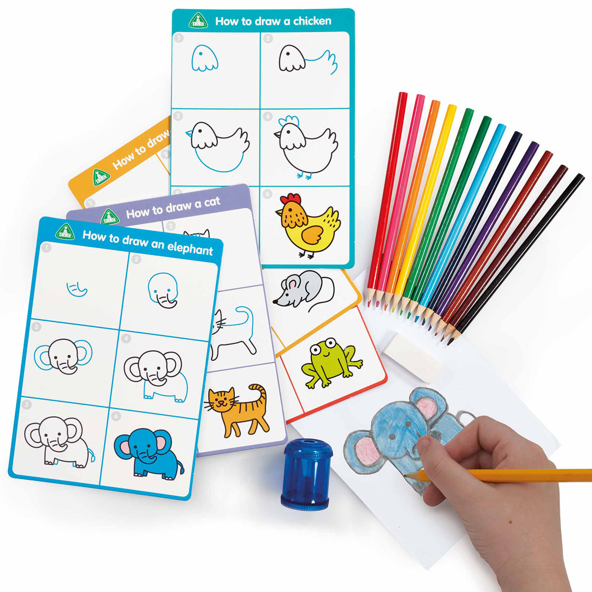 Early Learning Centre Learn To Draw Animals Set
