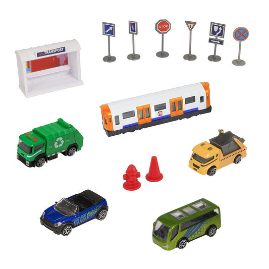 Teamsterz Street Machines City Transport Vehicle Playset