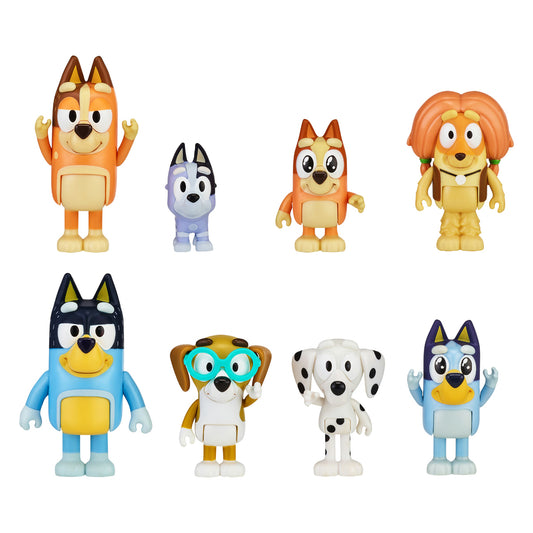 Bluey's Family and Friends 8-Figure Pack