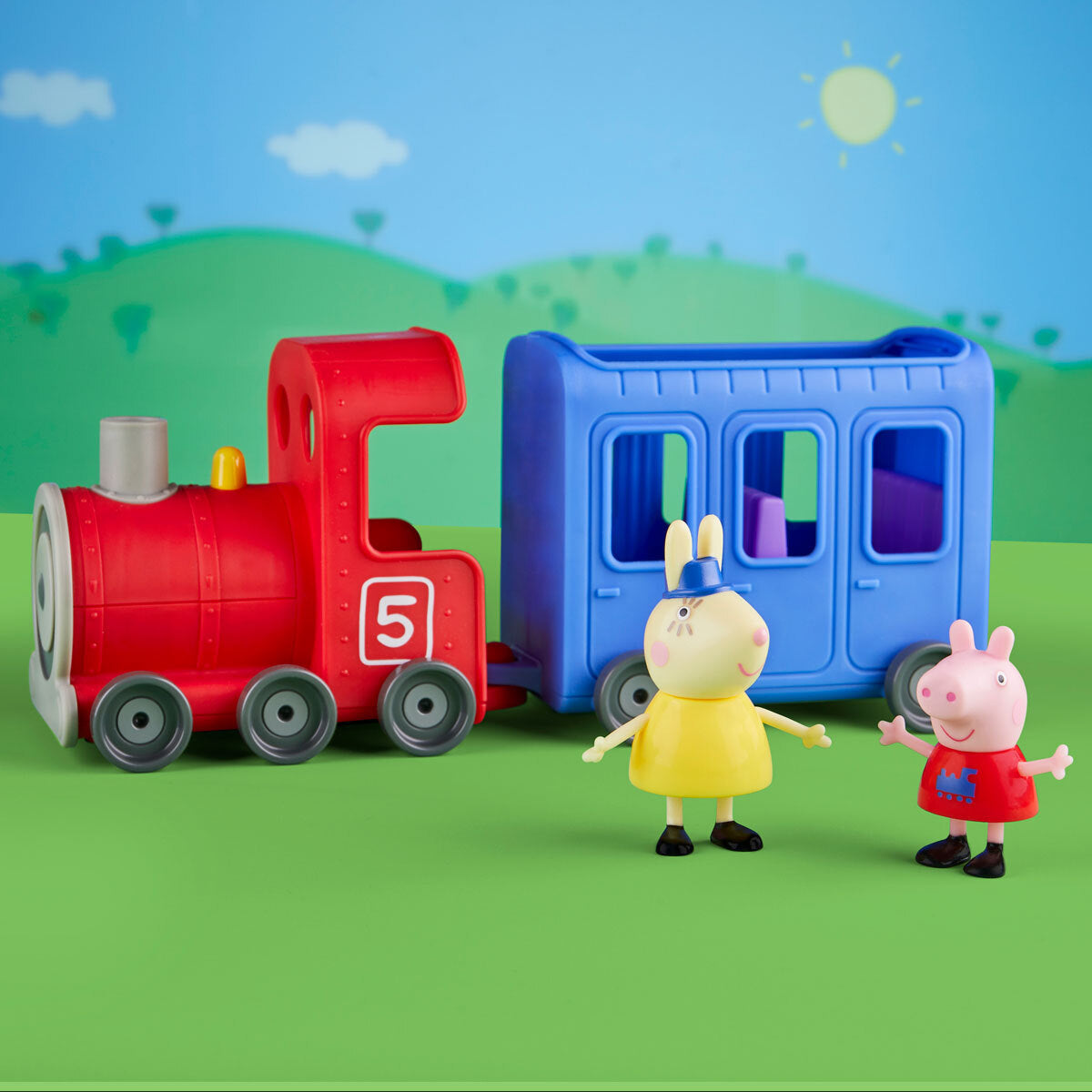 Peppa Pig Peppa Adventures Miss Rabbits Train – The Entertainer Pakistan