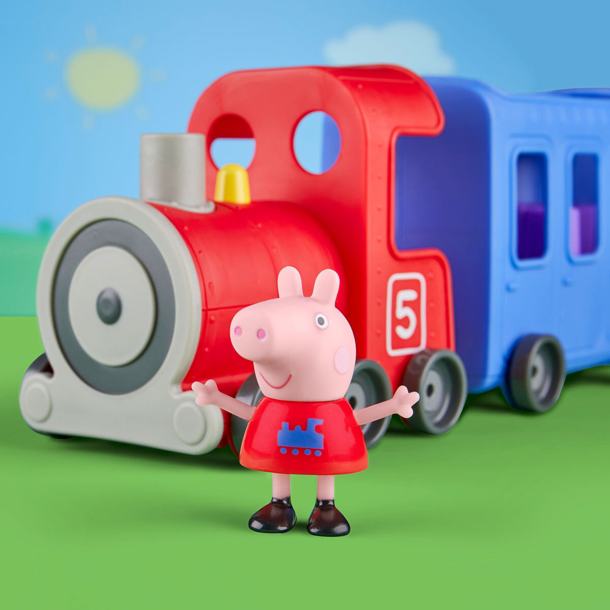 Peppa Pig Peppa Adventures Miss Rabbits Train – The Entertainer Pakistan