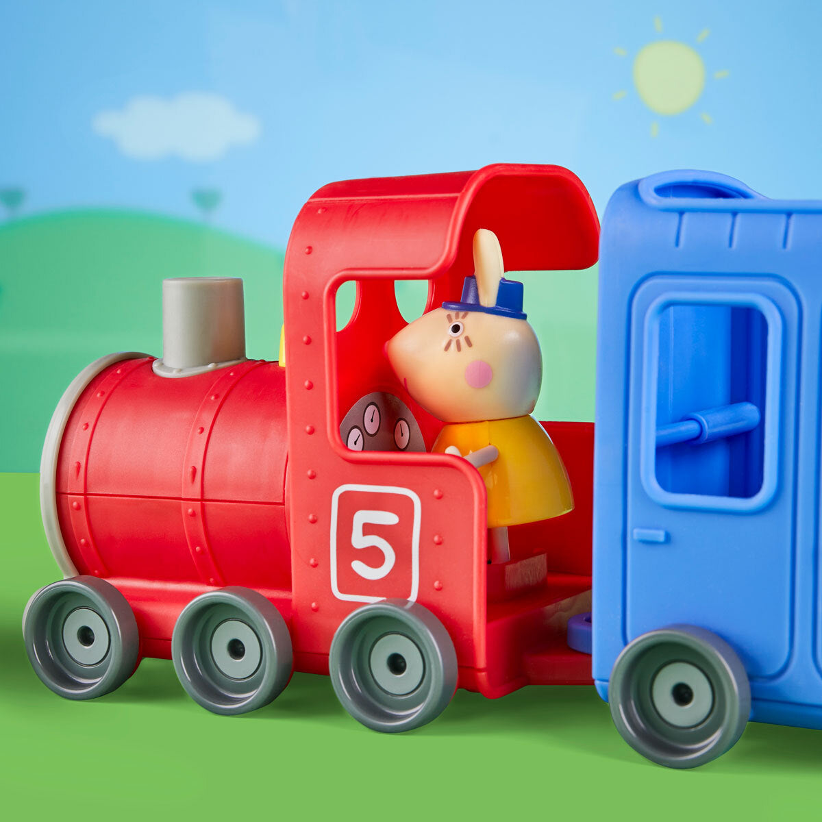 Peppa Pig Peppa Adventures Miss Rabbits Train The Entertainer
