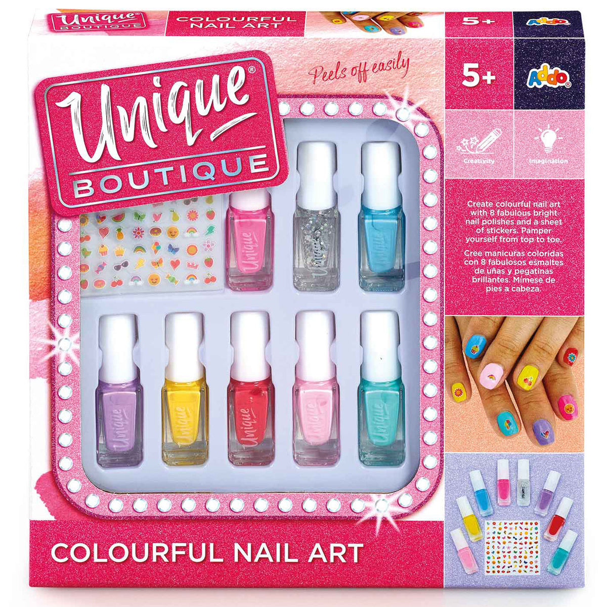 Unique Boutique Colourful Nail Art