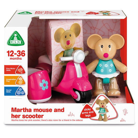 Early Learning Centre Martha Mouse and her Motor Scooter (Styles vary)