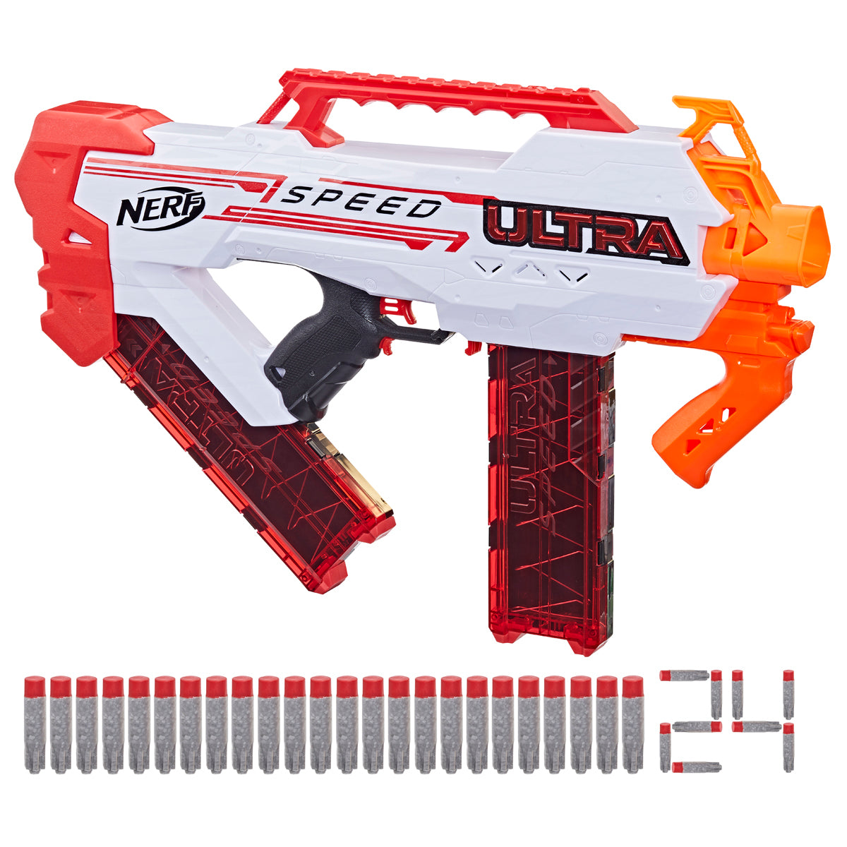 Nerf Ultra Speed Fully Motorized Blaster with 24 Nerf AccuStrike Ultra Darts