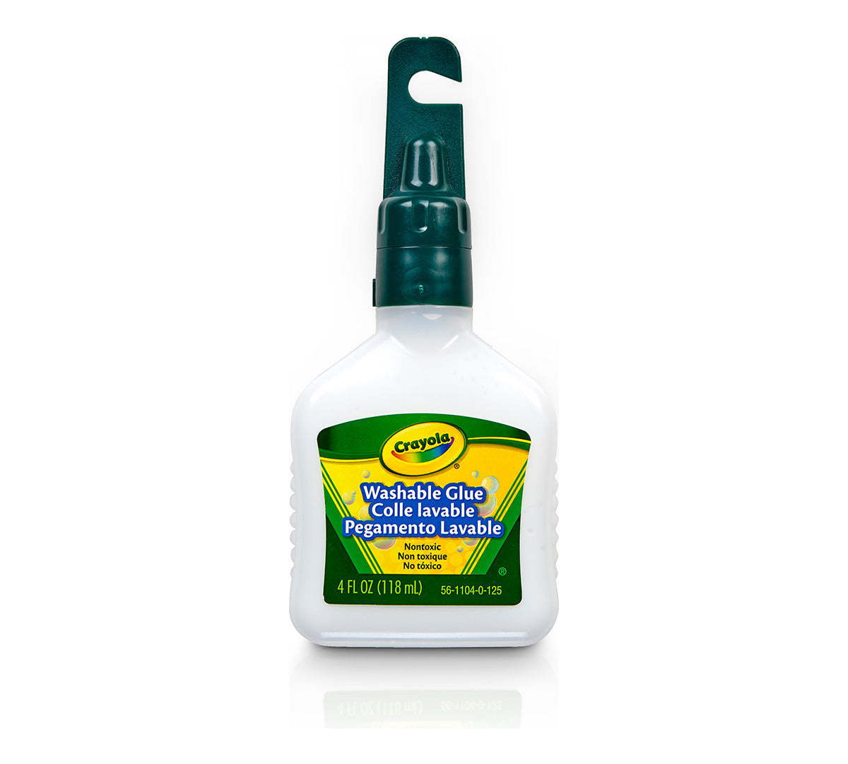 Washable No-Run School Glue, 4-oz