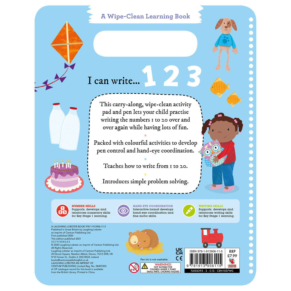 Wipe-Clean Learning - I Can Write 123 Book