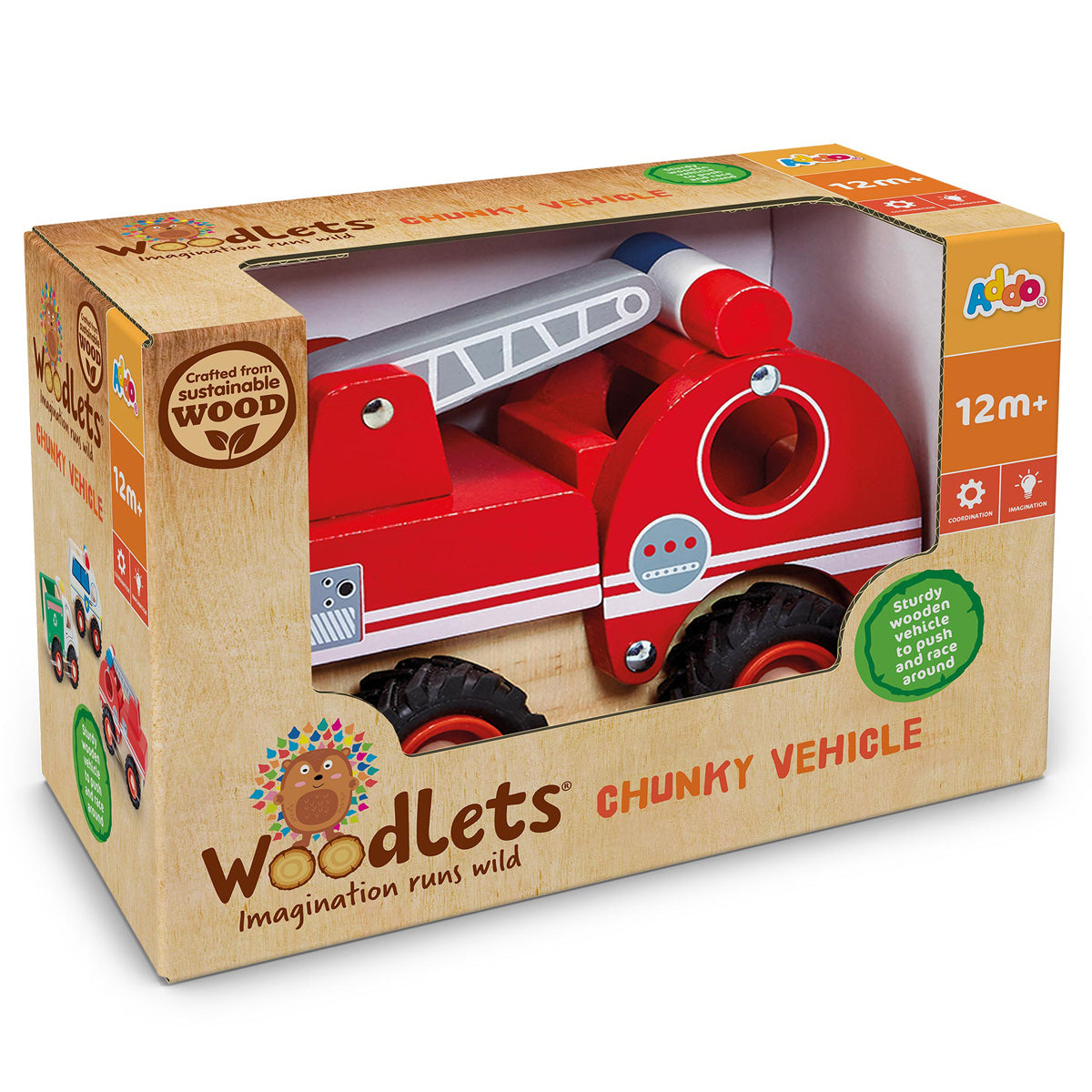 Woodlets Chunky Vehicles (Styles Vary - One Supplied)