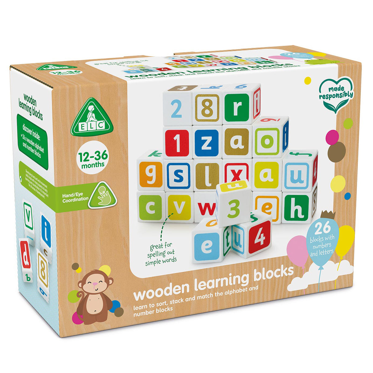 Early Learning Centre Wooden Learning Blocks – The Entertainer Pakistan