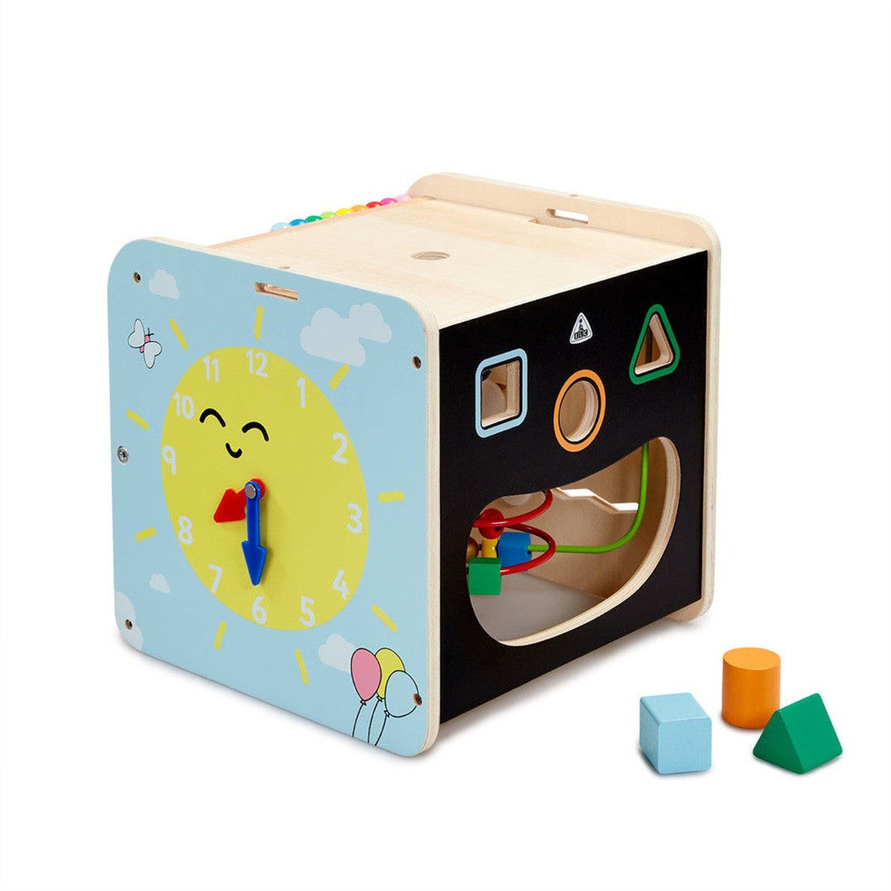 Elc wooden giant wooden activity cube 2025