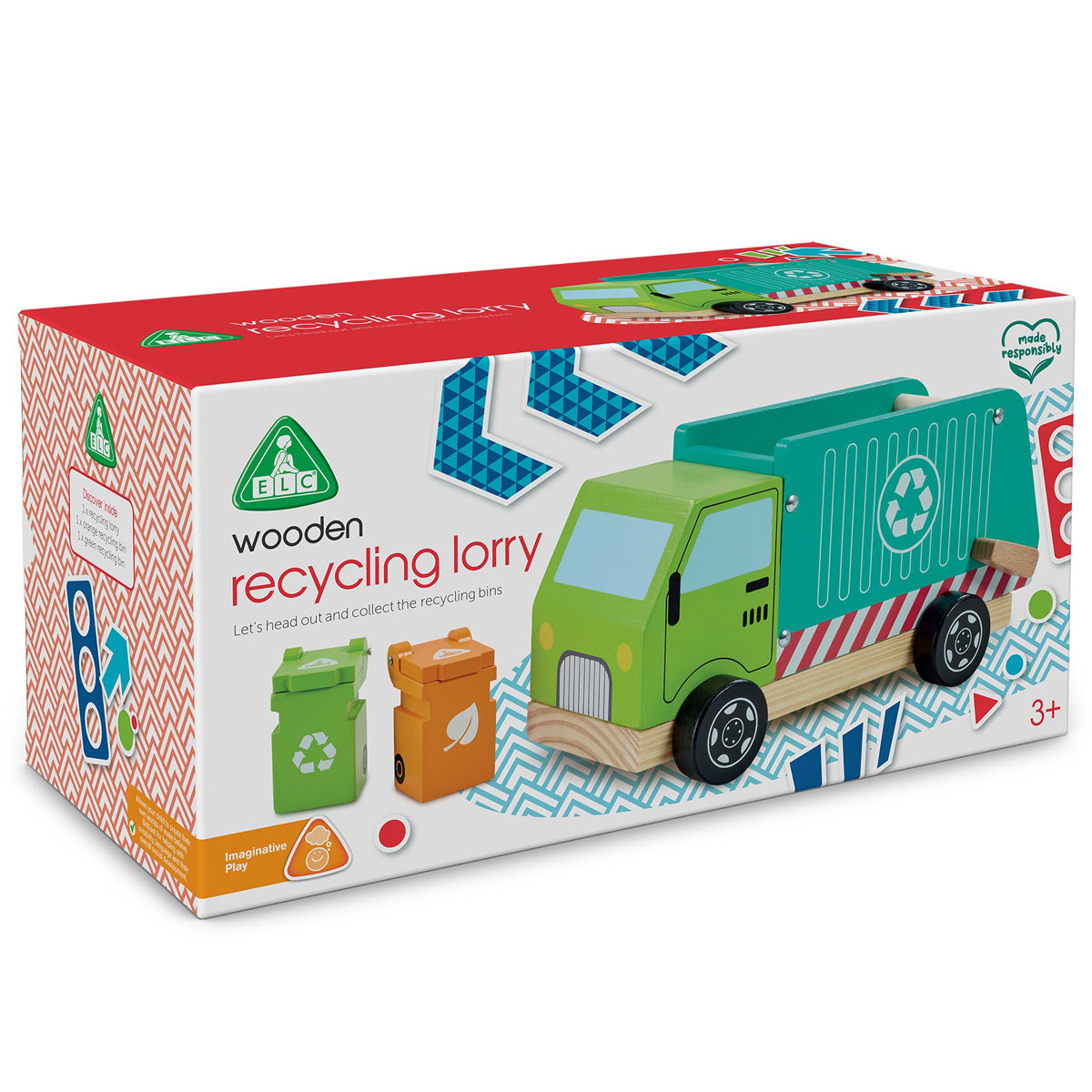 Early Learning Centre Wooden Recycling Lorry