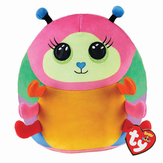 Ty Squish-a-Boos - Nessa The Caterpillar 25cm Soft Toy