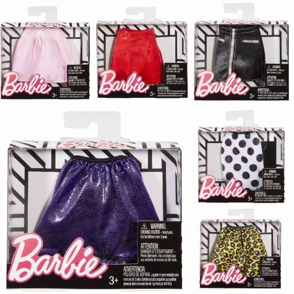 Barbie Doll Bottoms Skirt Fashion Pack (Colors Vary) One Supplied