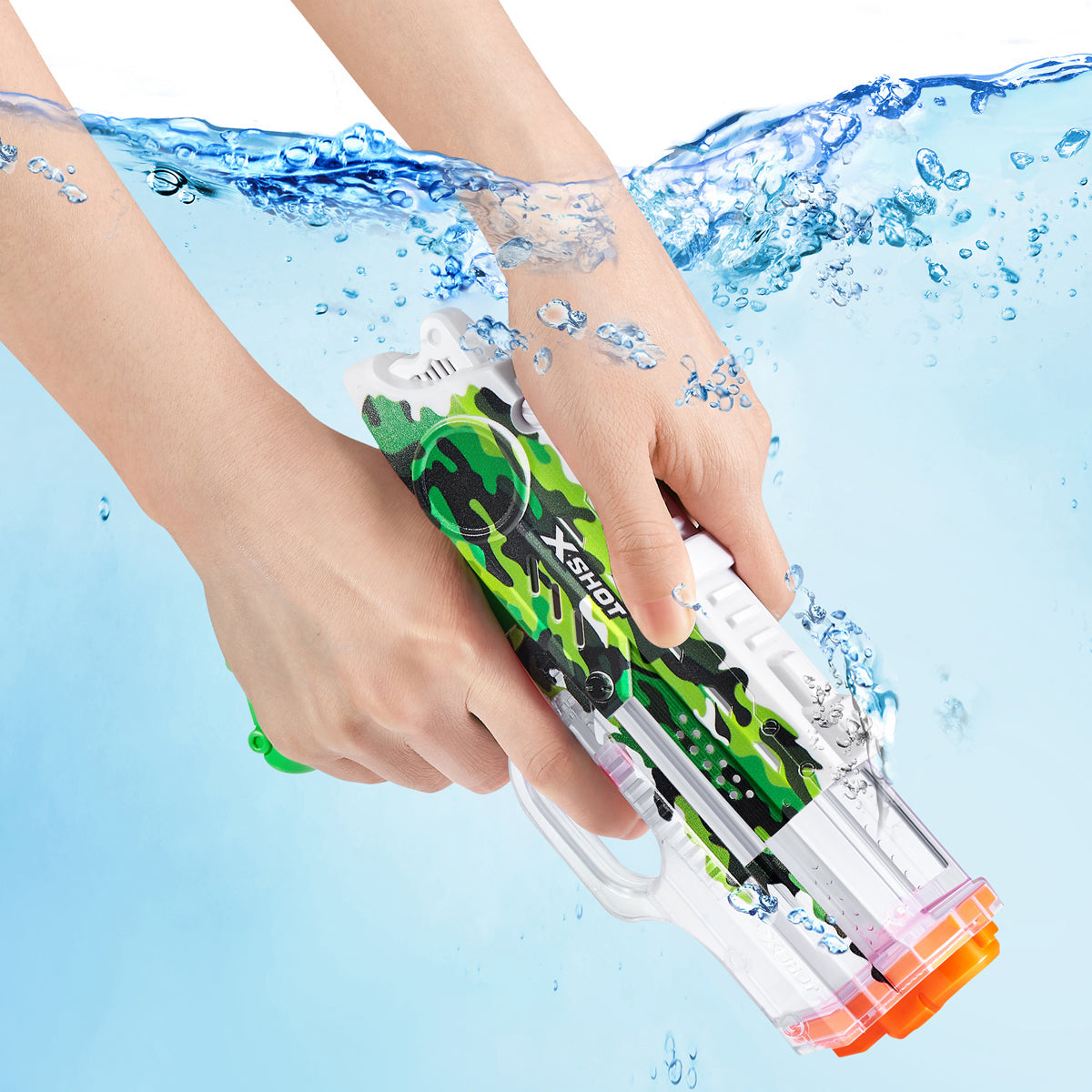 X-Shot Water Fast-Fill Skins - Nano Water Blaster (Styles Vary)