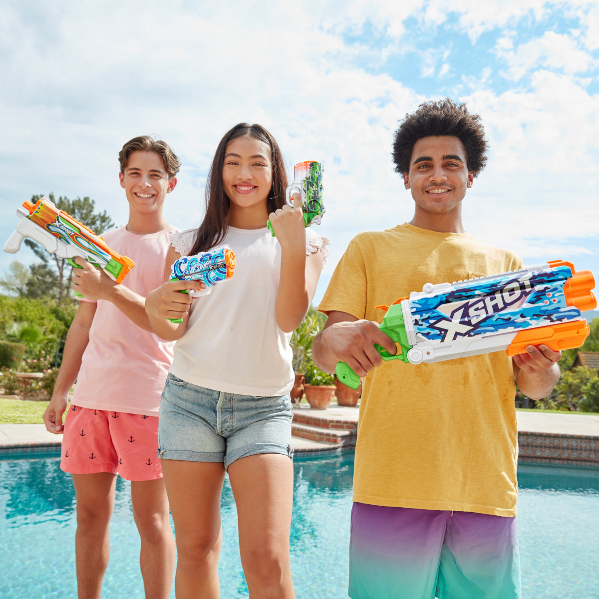 X-Shot Water Fast-Fill Skins - Nano Water Blaster (Styles Vary)