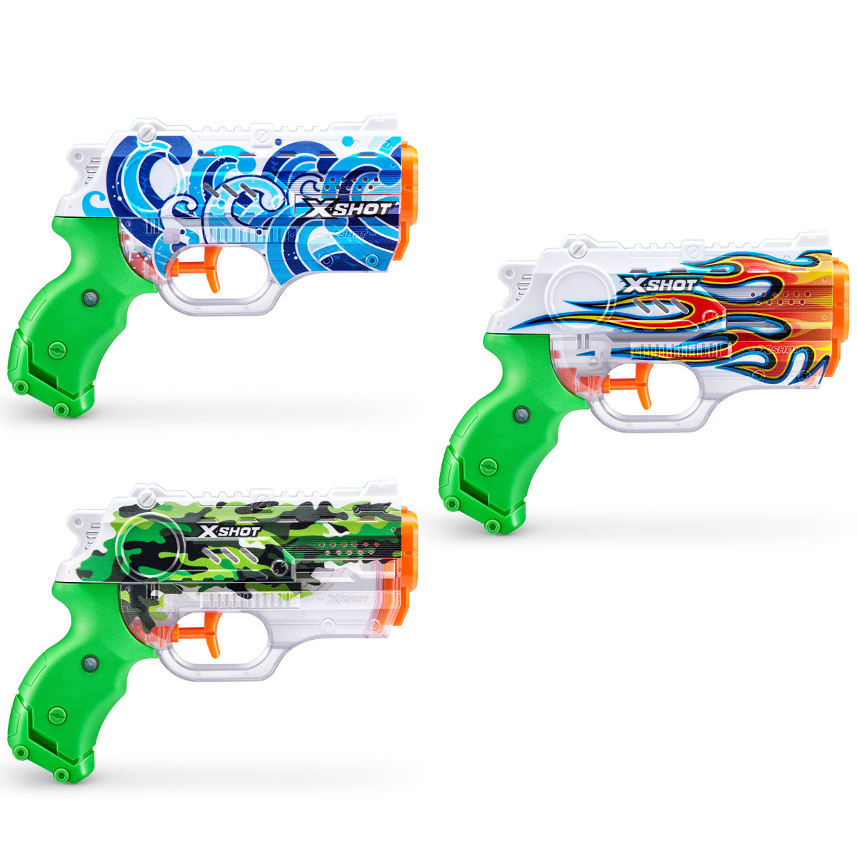 X-Shot Water Fast-Fill Skins - Nano Water Blaster (Styles Vary)